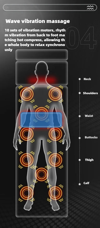 Fasciyo Full-Body Heat Massage Mattress